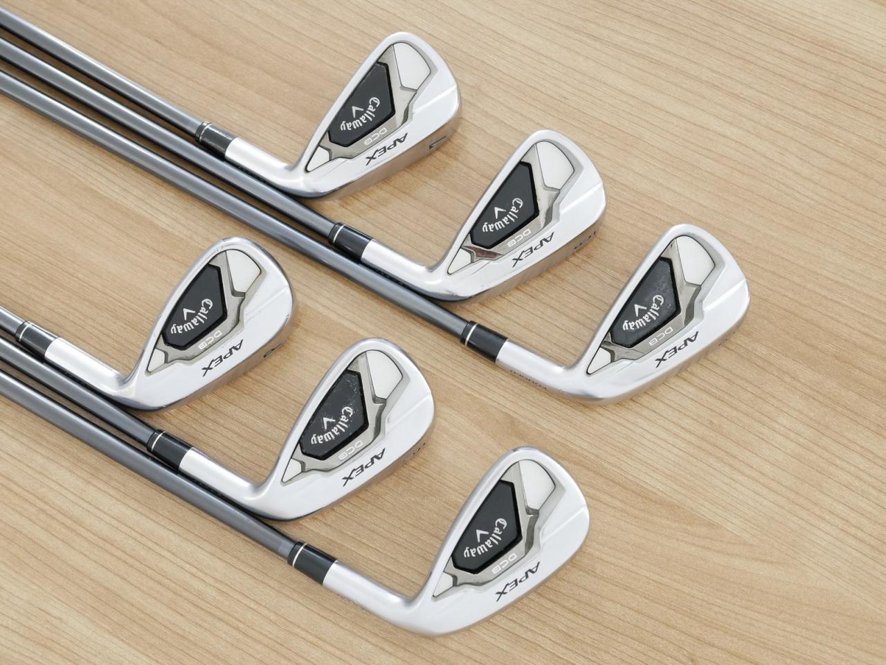 Iron set : Callaway : ชุดเหล็ก Callaway APEX DCB Forged (ปี 2022) มีเหล็ก 5-Pw (6 ชิ้น) ก้านกราไฟต์ Mitsubishi Diamana 55 Flex R