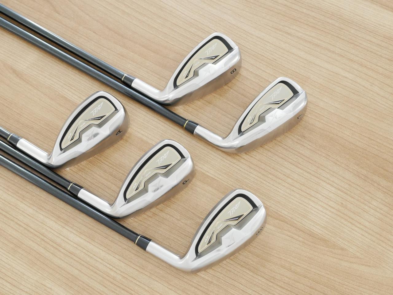 Iron set : Tsuruya : ชุดเหล็ก Tsuruya AXEL XP MM (หน้าเด้ง เบา อ่อน เหมาะกับซีเนียร์) มีเหล็ก 7-Pw,Aw (5 ชิ้น) ก้านกราไฟต์ FLex R
