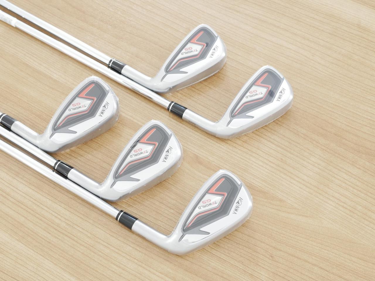 Iron set : Honma : **ของใหม่ ยังไม่แกะพลาสติก** ชุดเหล็ก Honma Tour World GS (ออกปี 2021 ใบใหญ่ ตีง่าย ไกล) มีเหล็ก 6-10 (5 ชิ้น) ก้านเหล็ก NS Pro 950 NEO Flex R