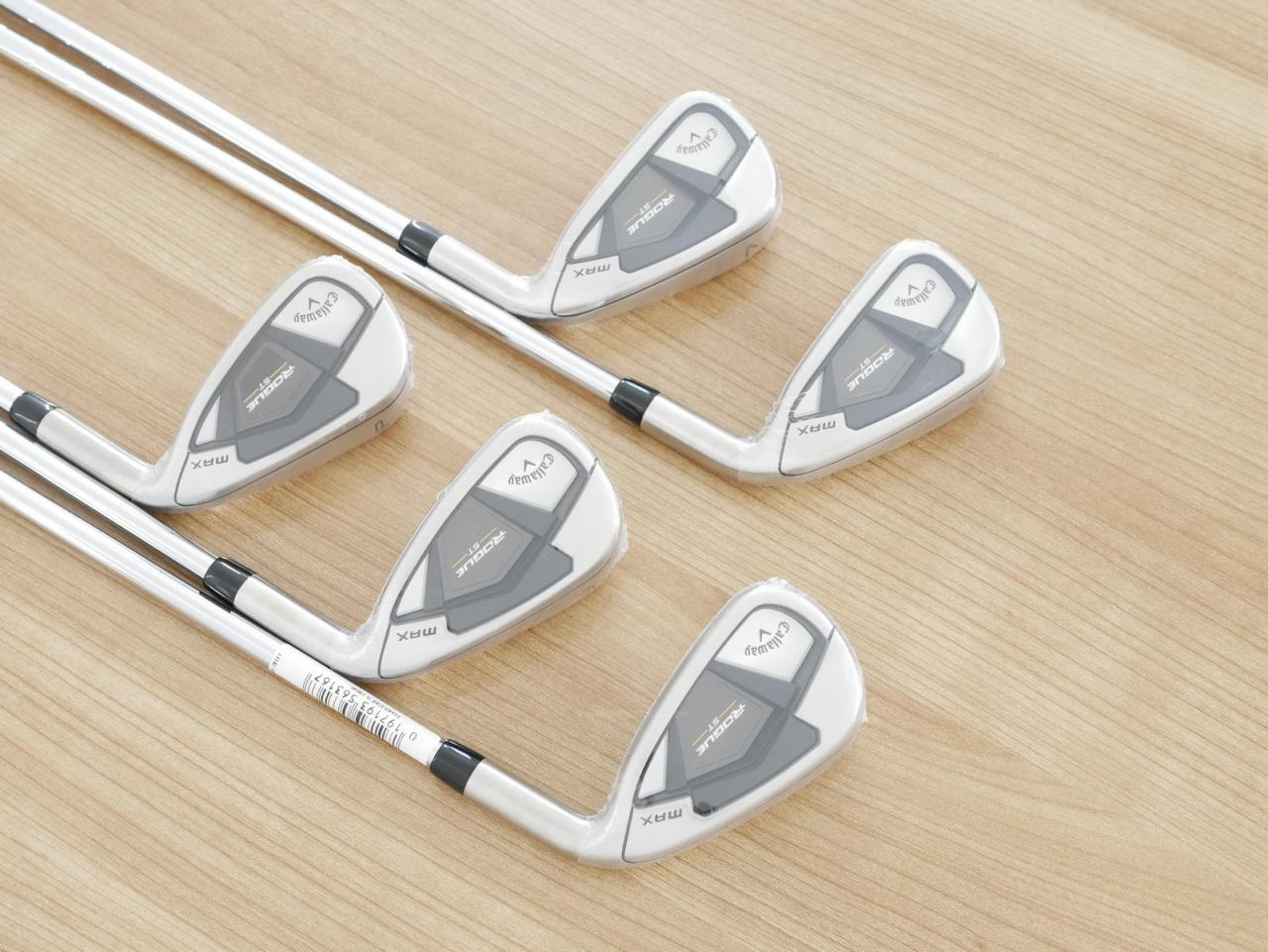Iron set : Callaway : **ของใหม่ ยังไม่แกะพลาสติก** ชุดเหล็ก Callaway Rogue ST Max (ออกปี 2022 ตีง่าย ไกลมาก) มีเหล็ก 6-Pw (5 ชิ้น) ก้านเหล็ก XP95 S300