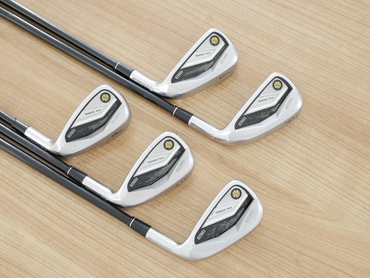 Iron set : Taylormade : ชุดเหล็ก Taylormade Gloire Forged (รุ่นท๊อปสุด Japan Spec.) มีเหล็ก 6-Pw (5 ชิ้น) ก้านกราไฟต์ Flex S