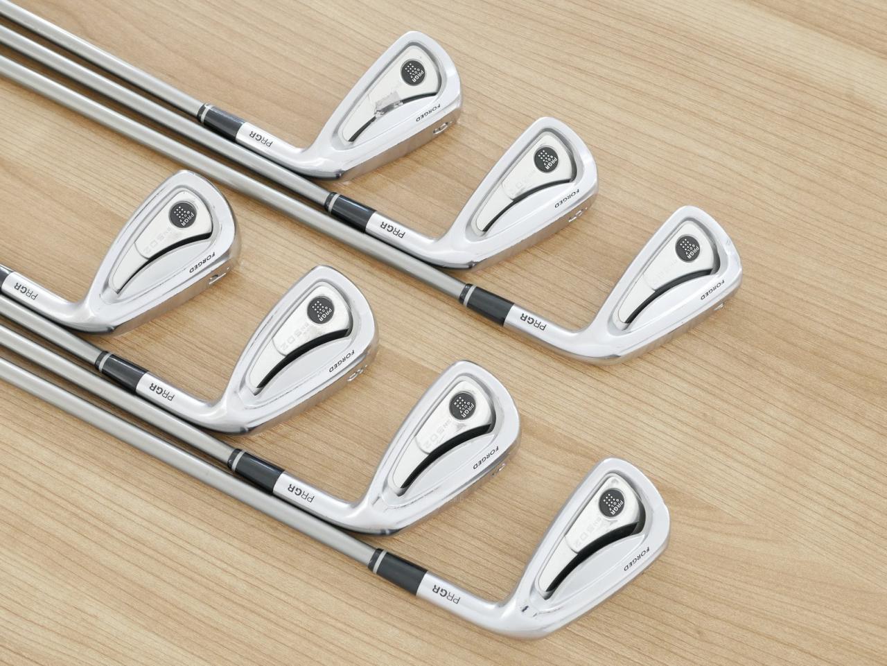 Iron set : PRGR : ชุดเหล็ก PRGR GN502 Forged มีเหล็ก 4-Pw (7 ชิ้น) ก้านกราไฟต์ Flex SR (M-40)