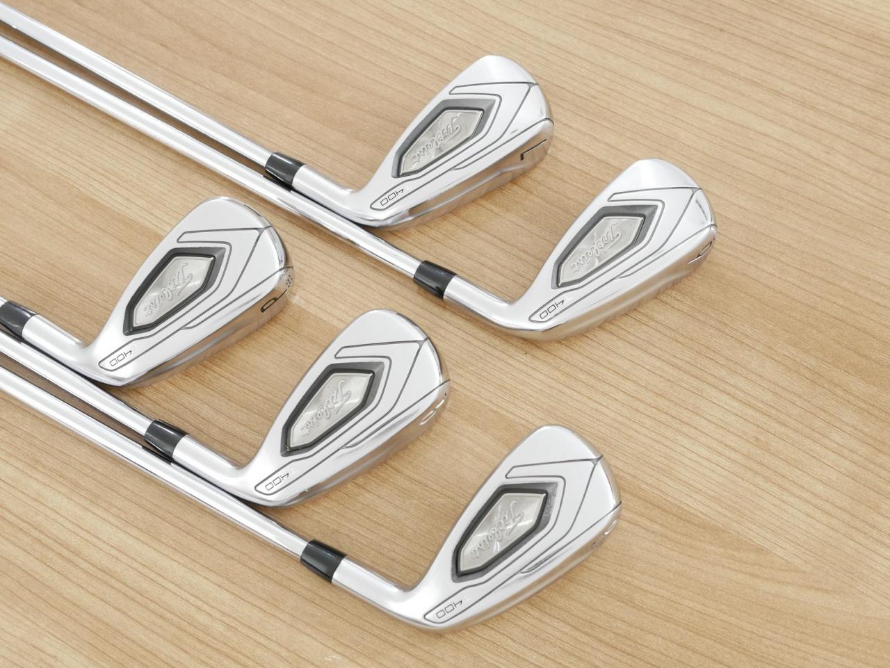 Iron set : Titleist : ชุดเหล็ก Titleist T400 (ตีง่ายที่สุด ไกลที่สุด ออกปี 2020) มีเหล็ก 6-Pw (5 ชิ้น) ก้านเหล็ก NS Pro Zelos 7 Flex S
