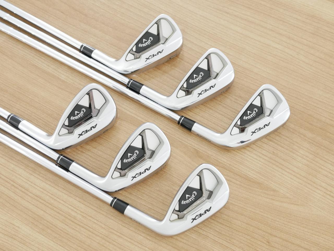 Iron set : Callaway : ชุดเหล็ก Callaway APEX Forged (รุ่นปี 2022) มีเหล็ก 5-Pw (6 ชิ้น) ก้านเหล็ก NS Pro Modus 105 Flex S