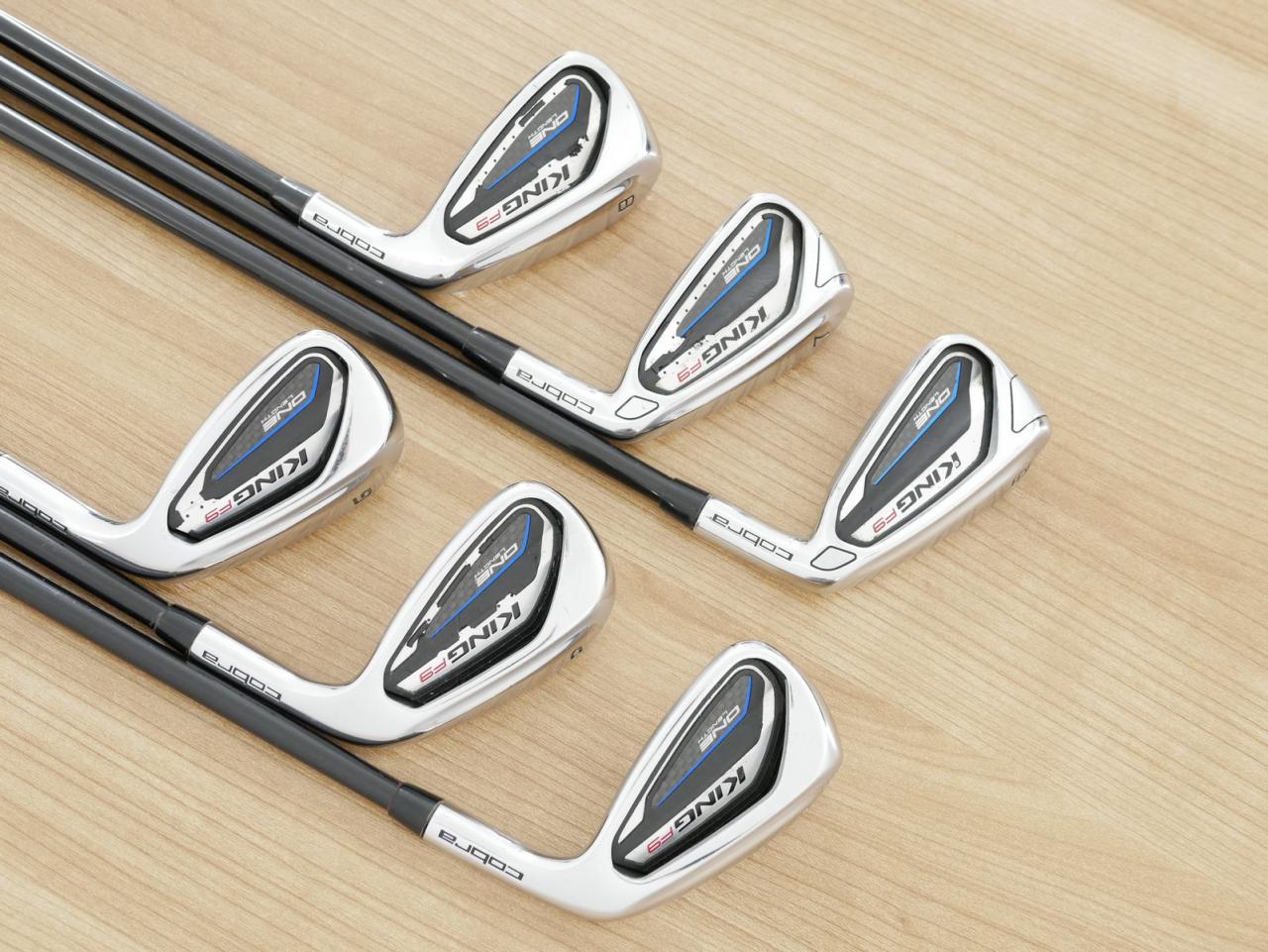 Iron set : Other Brand : ชุดเหล็ก Cobra King F9 มีเหล็ก 6-Pw,Aw (6 ชิ้น) ก้านกราไฟต์ Fujikura ATMOS 6 Flex R