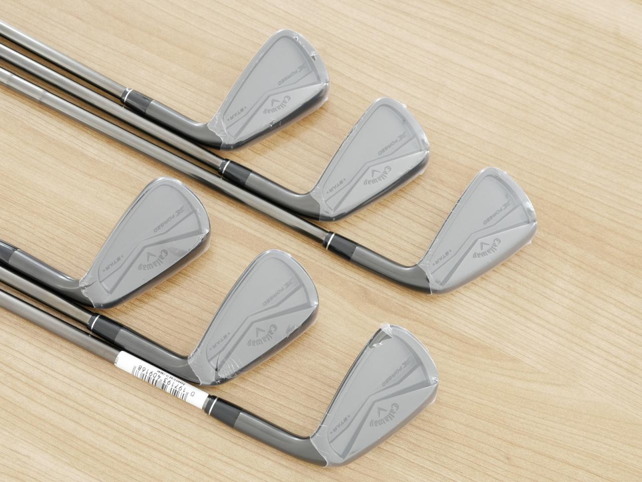 Iron set : Callaway : **ของใหม่ ยังไม่แกะพลาสติก** ชุดเหล็ก Callaway X Forged Star Black Limited (ออกปี 2024 หายากมากๆ) มีเหล็ก 5-Pw (6 ชิ้น) ก้านเหล็ก NS Pro 950 NEO Black Flex S