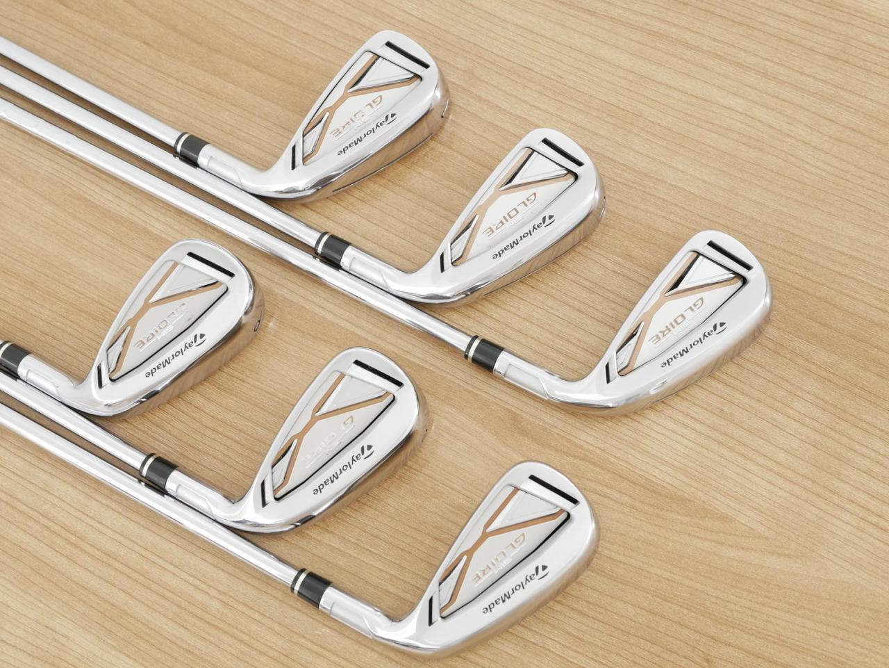 Iron set : Taylormade : ชุดเหล็ก Taylormade SIM GLOIRE (รุ่นปี 2021 รุ่นท๊อปสุด Japan Spec) มีเหล็ก 5-Pw (6 ชิ้น) ก้านเหล็ก NS Pro 790 Flex S