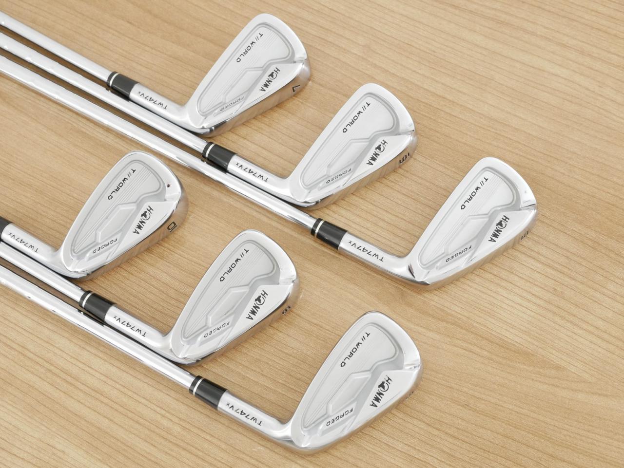 Iron set : Honma : ชุดเหล็ก Honma Tour World TW747Vx Forged (ปี 2019) มีเหล็ก 5-10 (6 ชิ้น) ก้านเหล็ก NS Pro Modus Flex S