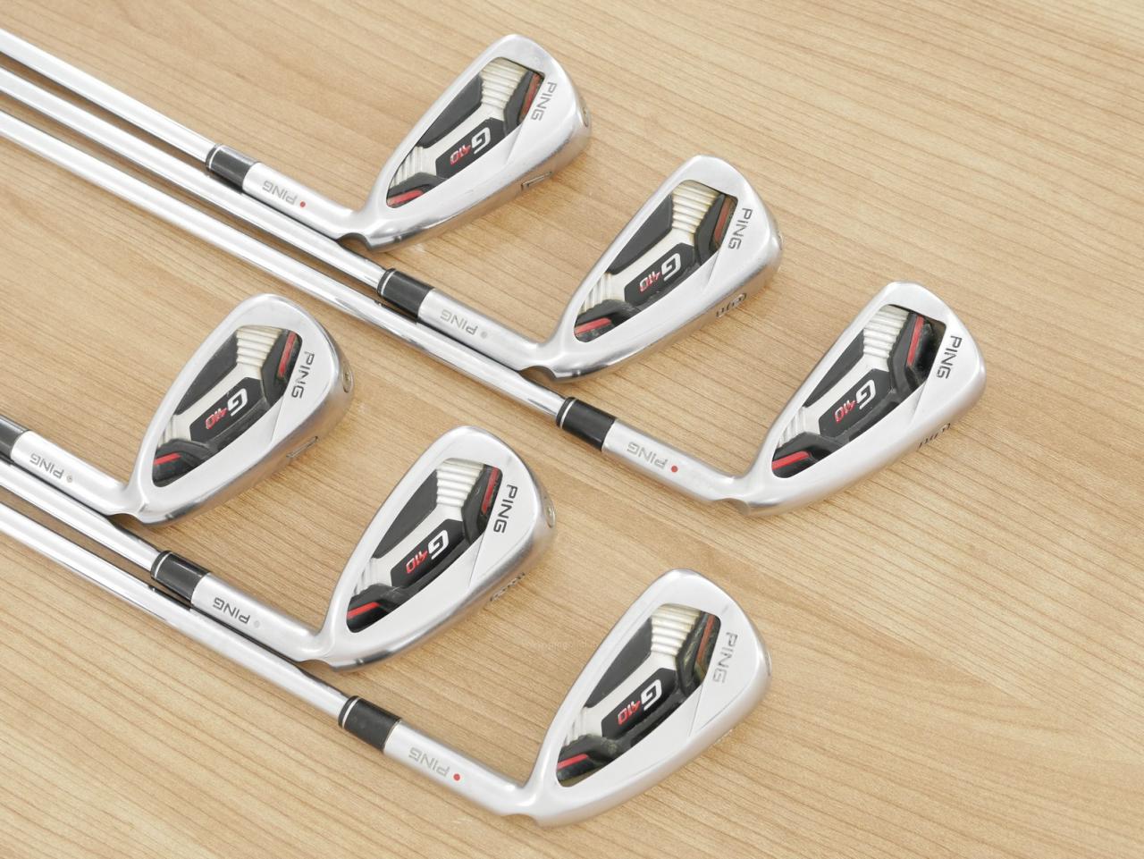 Iron set : Ping : ชุดเหล็ก Ping G410 (รุ่นปี 2019 Japan Spec. ใบใหญ่ ง่าย ไกล) มีเหล็ก 5-Pw (6 ชิ้น) ก้านเหล็ก Ping AWT 2.0 Lite Flex R