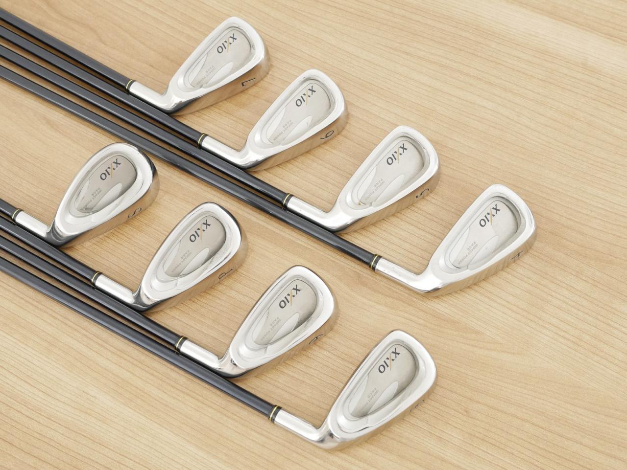 Iron set : XXIO : ชุดเหล็ก XXIO Impact Power Body (ใบใหญ่ ตีง่าย) มีเหล็ก 4-Pw,Sw (8 ชิ้น) ก้านกราไฟต์ MP-200 Flex R