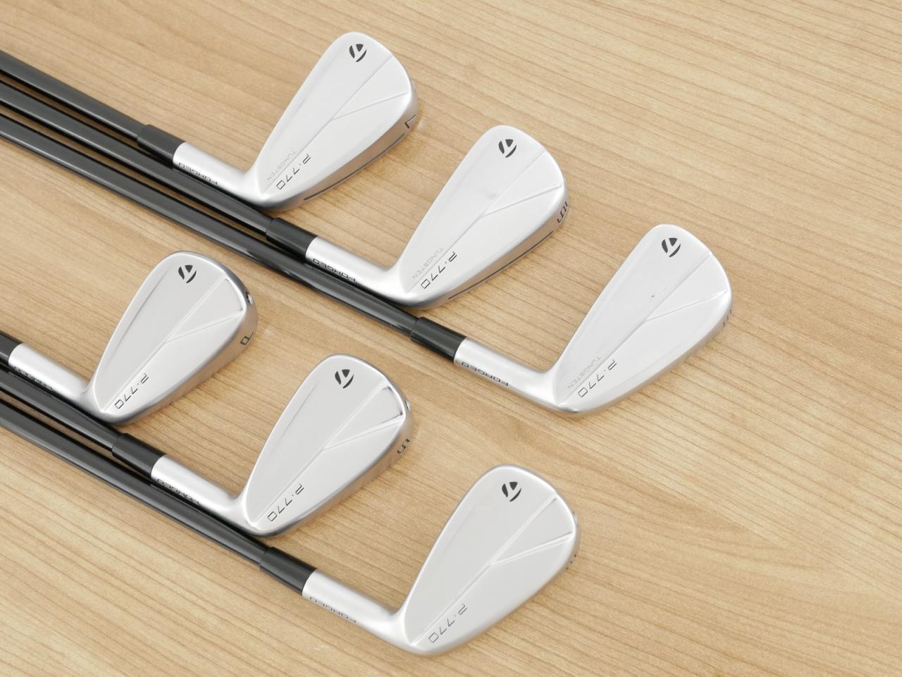 Iron set : Taylormade : ชุดเหล็ก Taylormade P770 Forged (รุ่นปี 2023 นุ่ม แน่น)  มีเหล็ก 5-Pw (6 ชิ้น) ก้านกราไฟต์ Mitsubishi Diamana Thump i95 Flex S