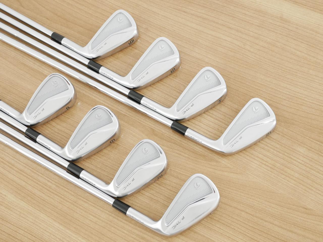 Iron set : Taylormade : ชุดเหล็ก Taylormade P7MC Forged (ซีรี่ย์ท้อปสุด ออกปี 2021) มีเหล็ก 3-Pw (8 ชิ้น) ก้านเหล็ก Dynamic Gold Tour Issue S200