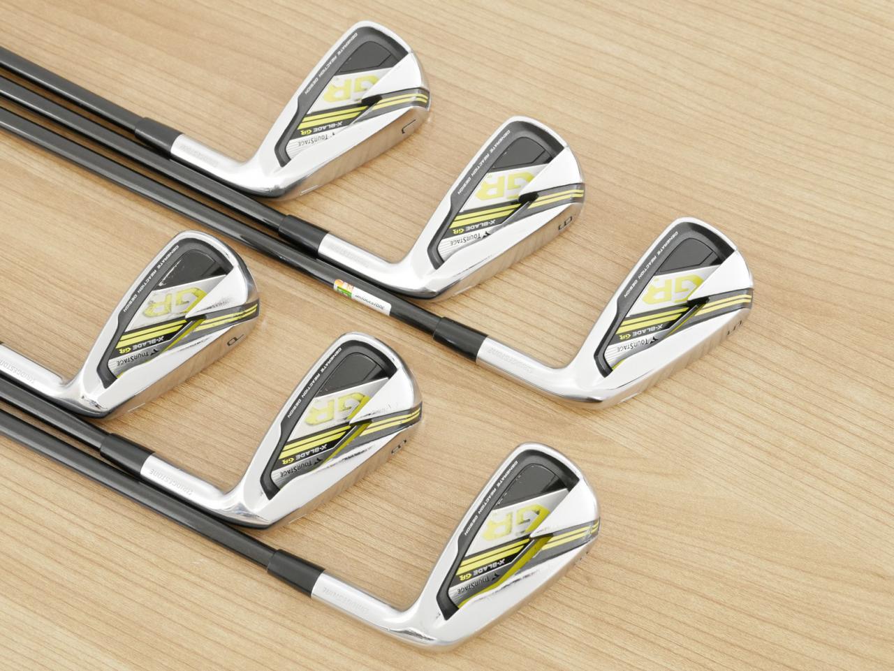 Iron set : Tourstage : ชุดเหล็ก Tourstage X-Blade GR (ใบใหญ่ ตีง่าย) มีเหล็ก 5-Pw (6 ชิ้น) ก้านกราไฟต์ Tour AD B14-03i Flex S
