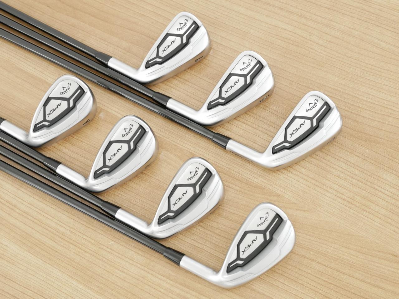 Iron set : Callaway : ชุดเหล็ก Callaway APEX Forged มีเหล็ก 5-Pw,Aw (7 ชิ้น) ก้านกราไฟต์ Tour AD AD-65 II Flex R