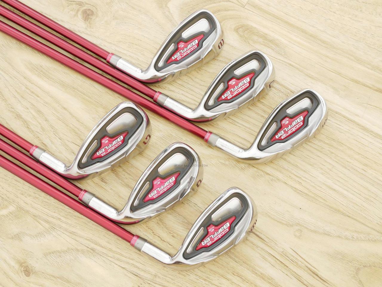 Iron set : Other Brand : ชุดเหล็ก Cobra Baffler (ใบใหญ่ ตีง่าย) มีเหล็ก 6-Pw,Aw (6 ชิ้น) ก้านกราไฟต์ Flex R
