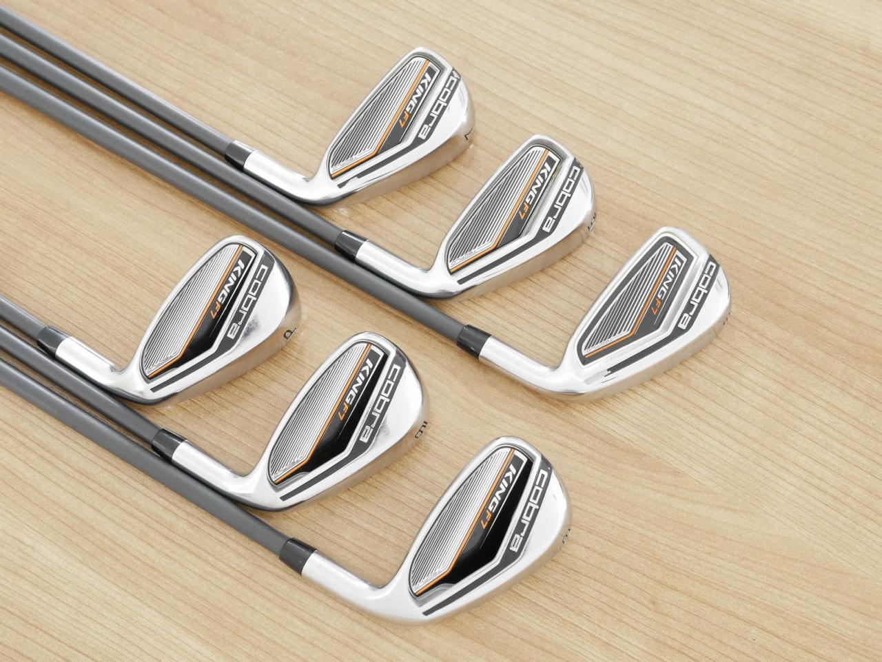 Iron set : Other Brand : ชุดเหล็ก Cobra King F7 (ปี 2019) มีเหล็ก 5-Pw (6 ชิ้น) ก้านกราไฟต์ Fujikura 6 Flex R
