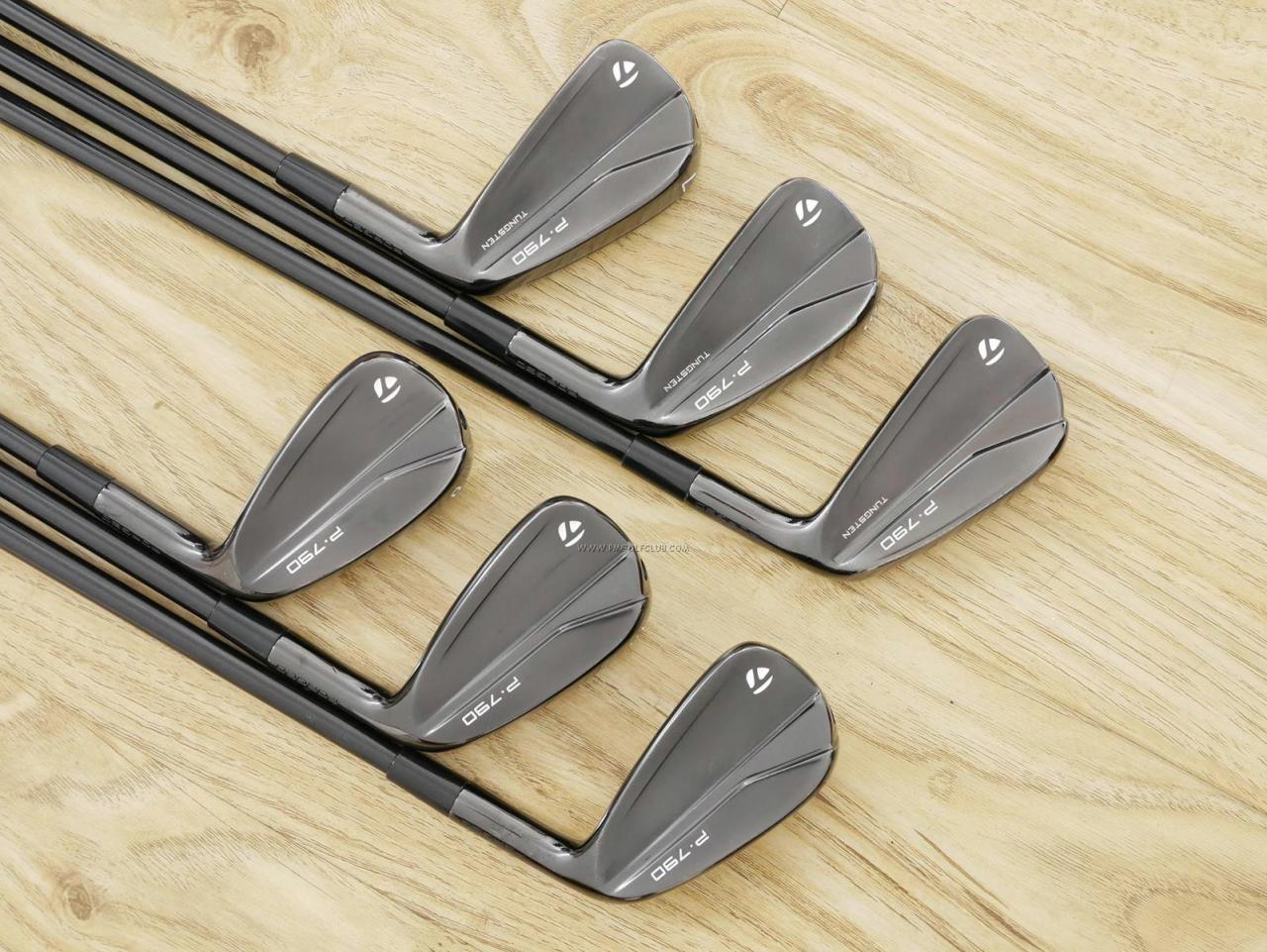 Iron set : Taylormade : ชุดเหล็ก Taylormade P790 Black (หายากสุดๆ ตัวท้อปสุด ปี 2022 Japan Spec.) มีเหล็ก 5-Pw (6 ชิ้น) ก้านกราไฟต์ Fujikura MCI Black 80 Flex S