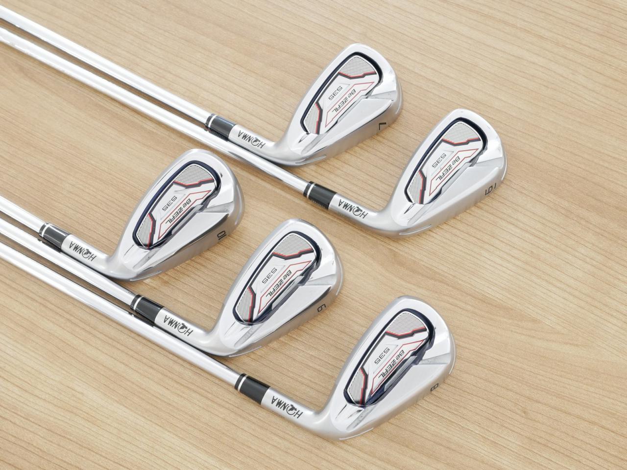 Iron set : Honma : ชุดเหล็ก Honma Bezeal 535 (ปี 2019 รุ่นนี้ใบใหญ่ที่สุดของ Honma) มีเหล็ก 6-10 (5 ชิ้น) ก้านเหล็ก NS Pro 950 Flex R