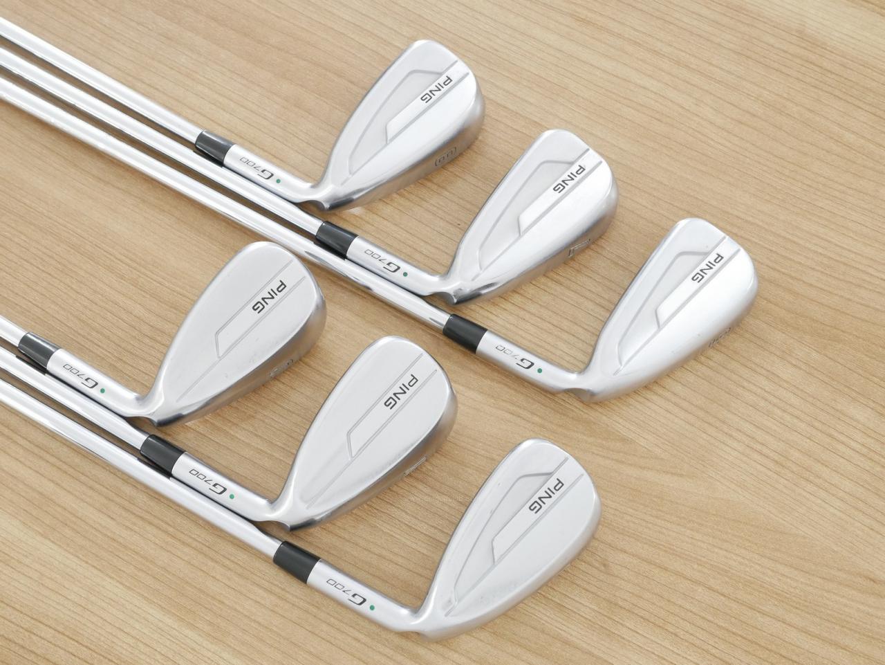 Iron set : Ping : ชุดเหล็ก Ping G700 (ปี 2019 Japan Spec. ใบใหญ่ ง่ายที่สุด ไกลที่สุดของ Ping) มีเหล็ก 6-Pw,Aw (6 ชิ้น) ก้านเหล็ก NS Pro ZELOS 6 Flex R