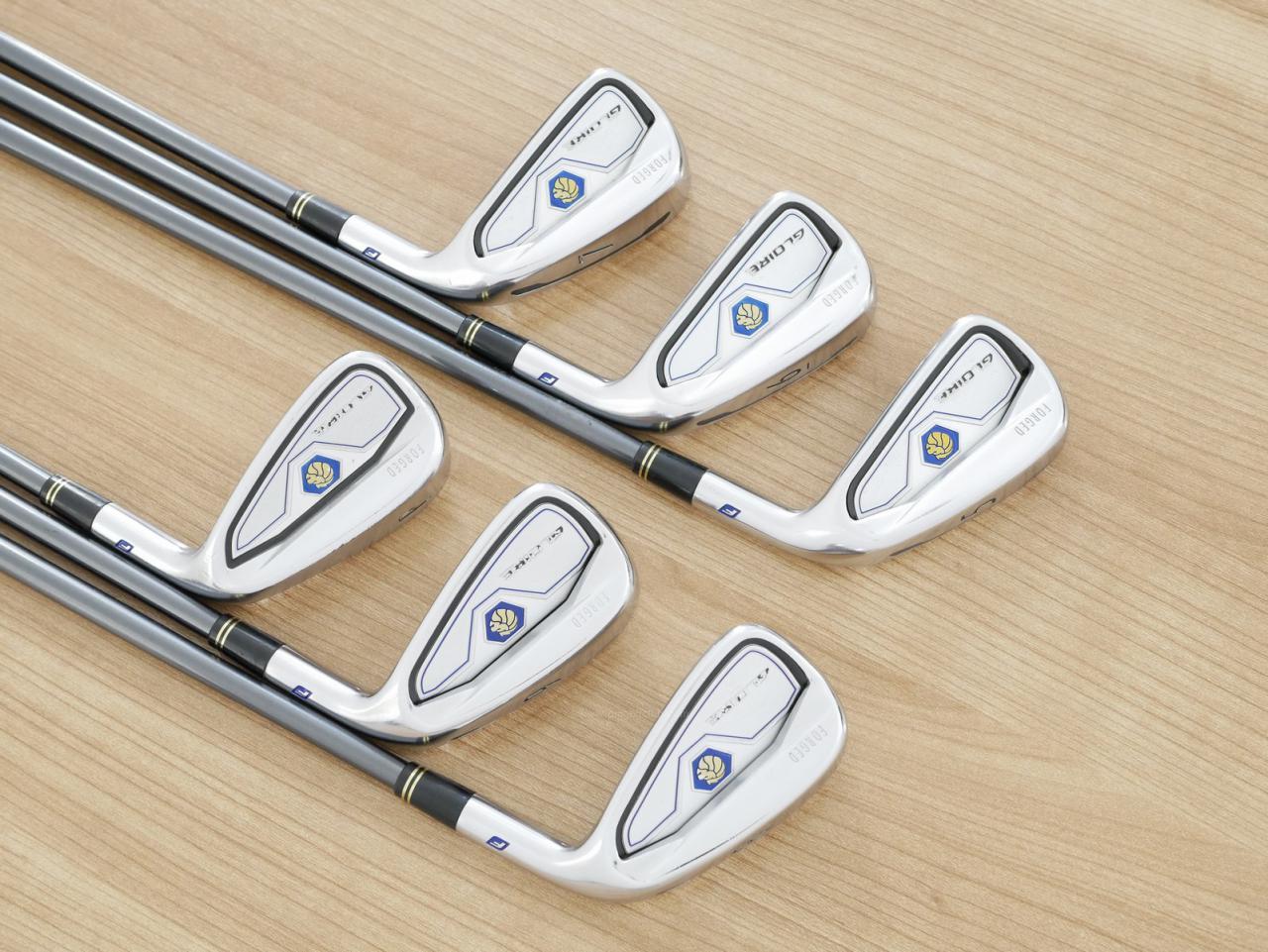 Iron set : Taylormade : ชุดเหล็ก Taylormade Gloire F Forged (รุ่นท๊อปสุด Japan Spec.) มีเหล็ก 5-Pw (6 ชิ้น) ก้านกราไฟต์ Flex S