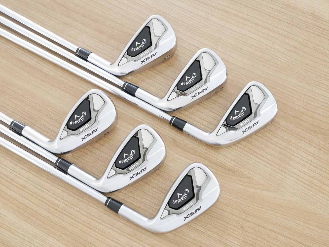 Iron set : Callaway : ชุดเหล็ก Callaway APEX DCB Forged (ปี 2022) มีเหล็ก 5-Pw (6 ชิ้น) ก้านเหล็ก NS Pro ZELOS 7 Flex S