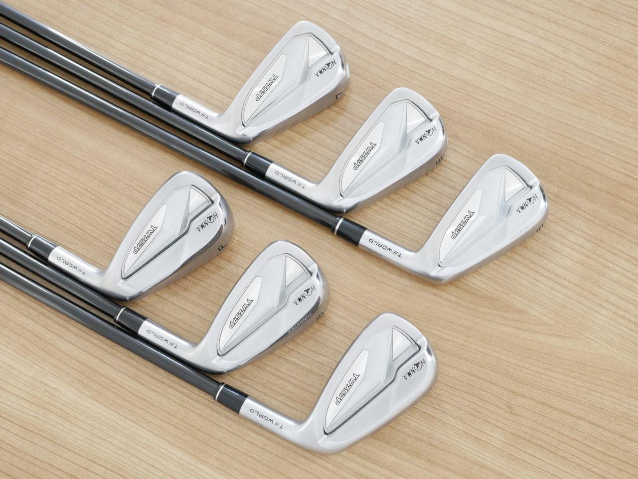 Iron set : Honma : ชุดเหล็ก Honma Tour World TW757P (ออกปี 2022) มีเหล็ก 5-Pw (6 ชิ้น) ก้านกราไฟต์ Honma Vizard 50 Flex R