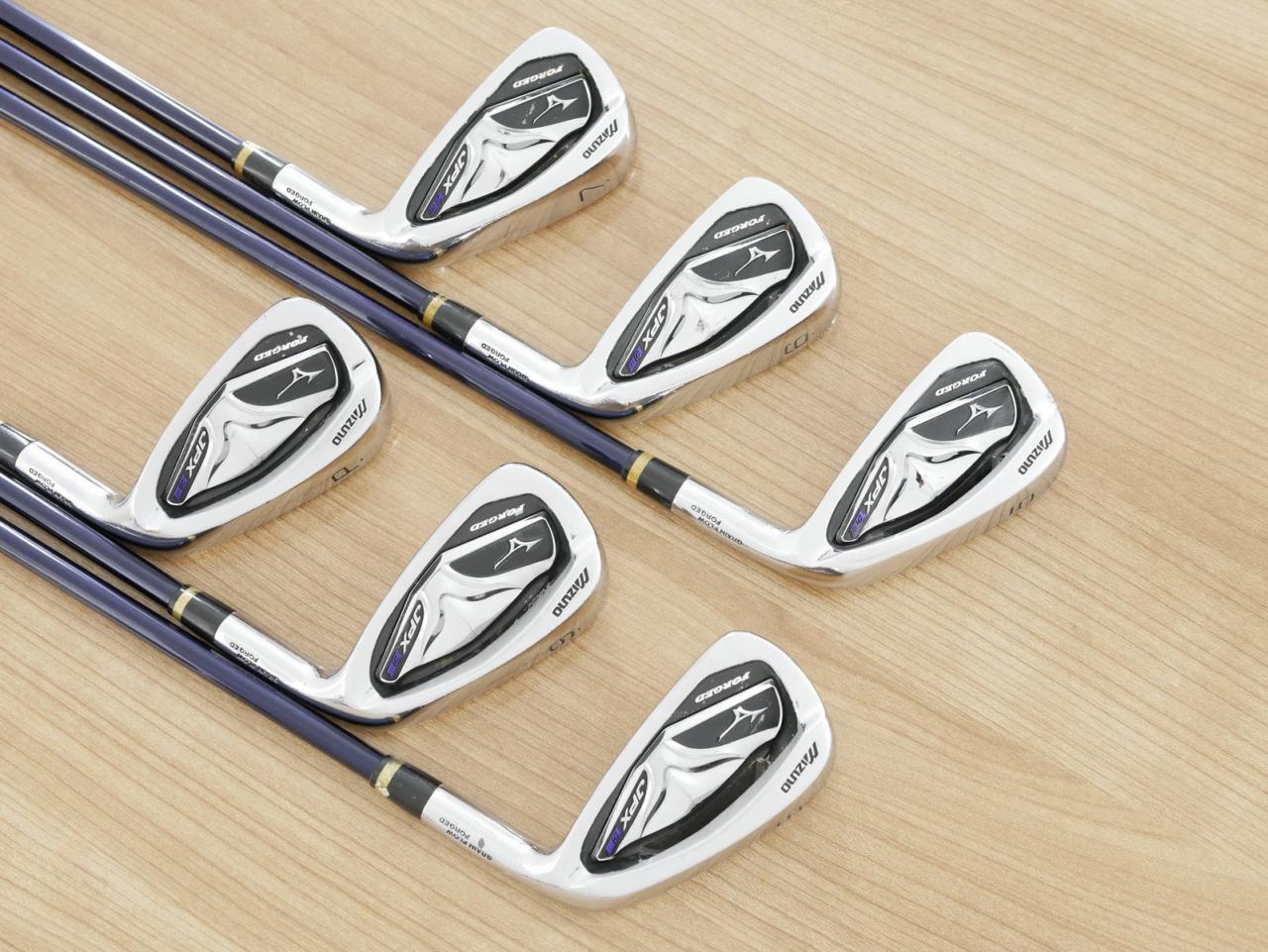 Iron set : Mizuno : ชุดเหล็ก Mizuno JPX EIII Forged (รุ่นท๊อป หายาก นุ่ม ตีไกล) มีเหล็ก 5-Pw (6 ชิ้น) ก้านกราไฟต์ Flex R