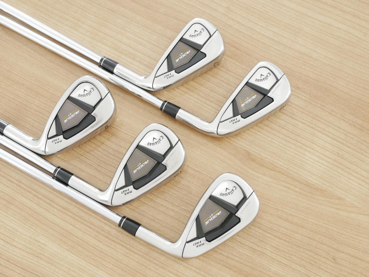 Iron set : Callaway : ชุดเหล็ก Callaway Rogue ST Max Fast (ออกปี 2022 ตีง่ายที่สุด ไกลสุดของ Callaway) มีเหล็ก 6-Pw (5 ชิ้น) ก้านเหล็ก NS Pro 850 NEO Flex S