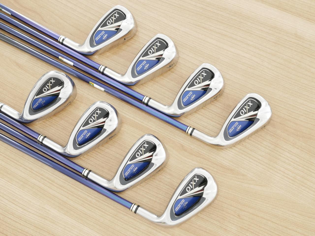 Iron set : XXIO : ชุดเหล็ก XXIO 8 (ใบใหญ่ ตีง่าย ไกล) มีเหล็ก 4-Pw,Sw (8 ชิ้น) ก้านกราไฟต์ MP-800 Flex S