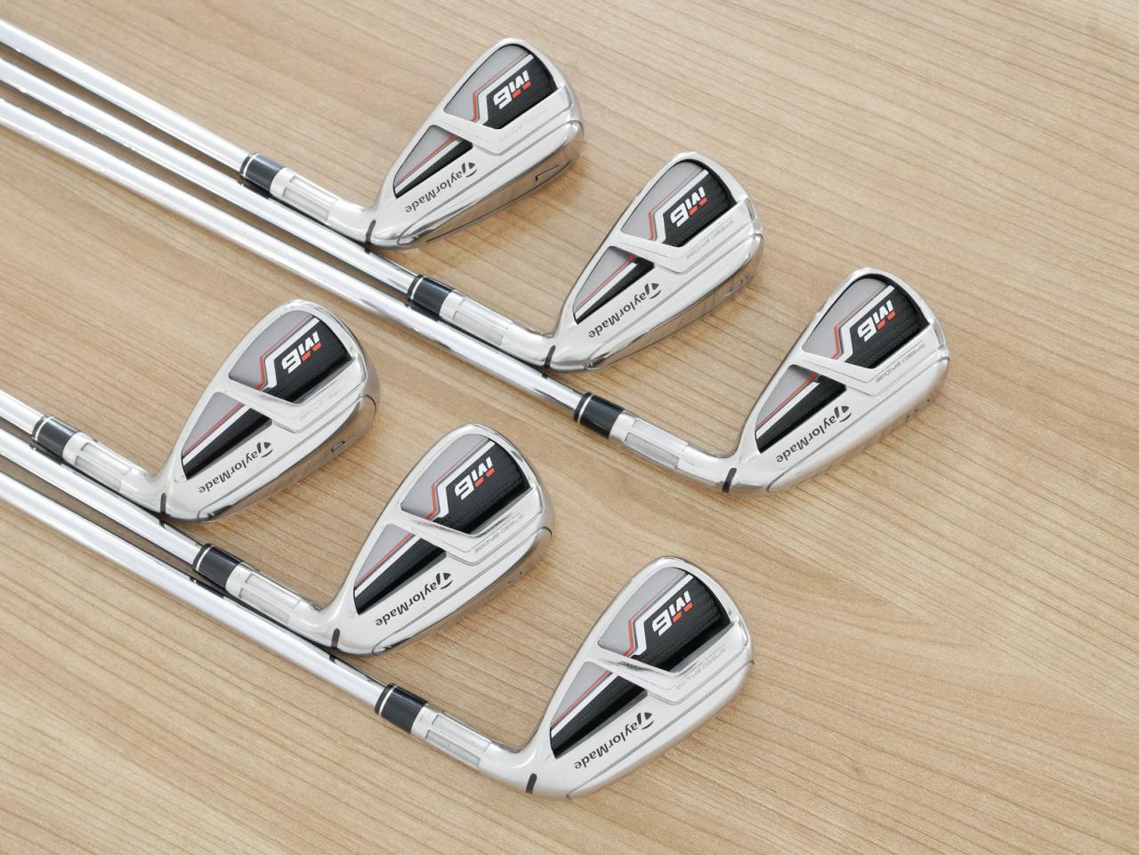 Iron set : Taylormade : ชุดเหล็ก Taylormade M6 (ออกปี 2019 Japan Spec) มีเหล็ก 5-Pw (6 ชิ้น) ก้านเหล็ก REAX 85 Flex S