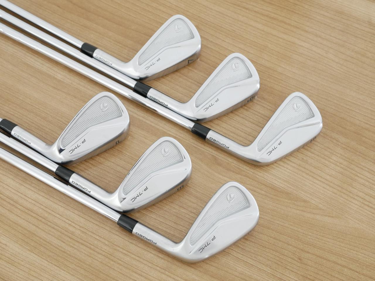 Iron set : Taylormade : ชุดเหล็ก Taylormade P7MC Forged (ซีรี่ย์ท้อปสุด ออกปี 2021) มีเหล็ก 5-Pw (6 ชิ้น) ก้านเหล็ก NS Pro Modus 105 Flex S