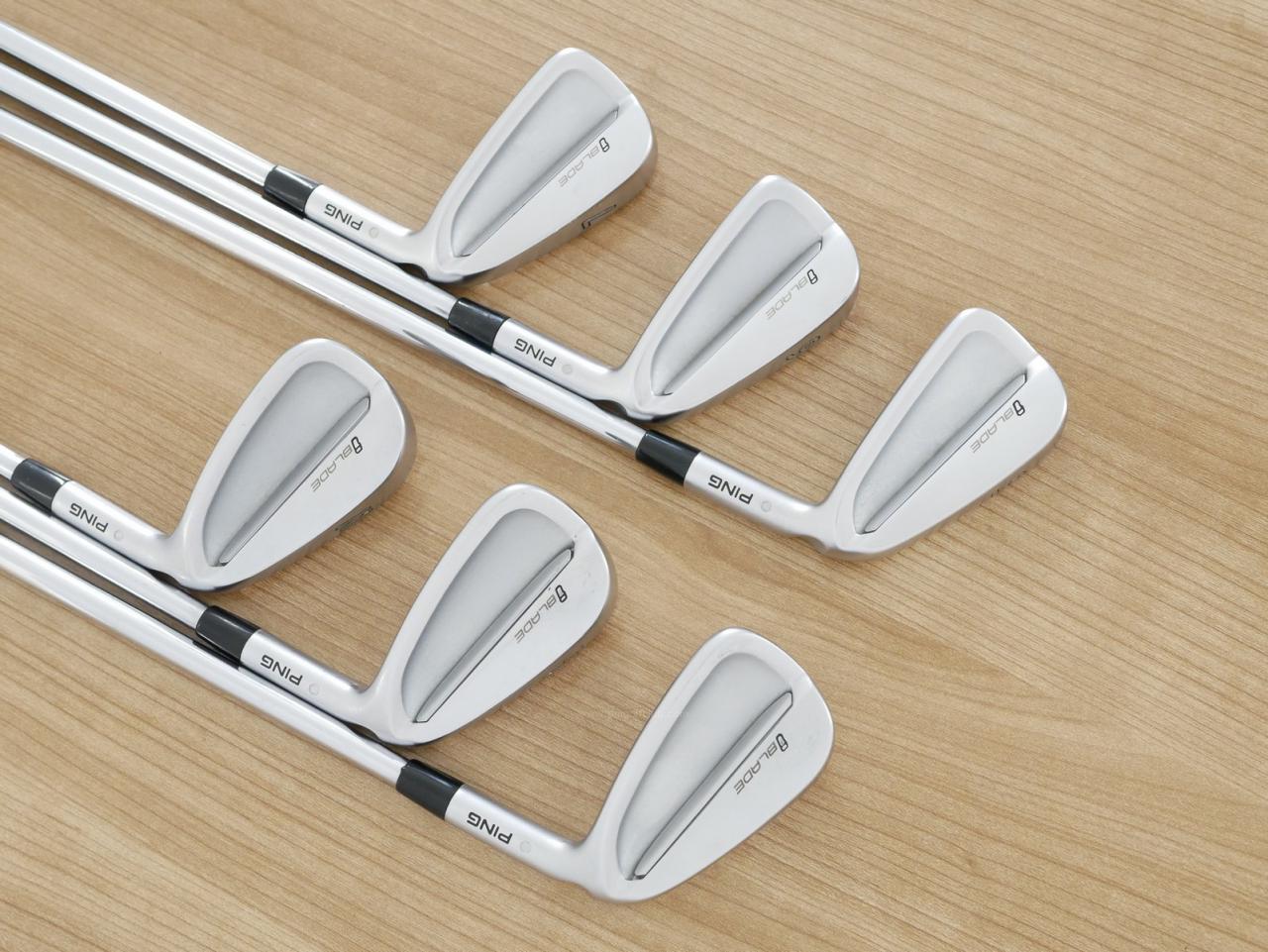 Iron set : Ping : ชุดเหล็ก Ping iBlade (ปี 2018) มีเหล็ก 5-Pw (6 ชิ้น) ก้านเหล็ก NS Pro Modus 120 Flex S