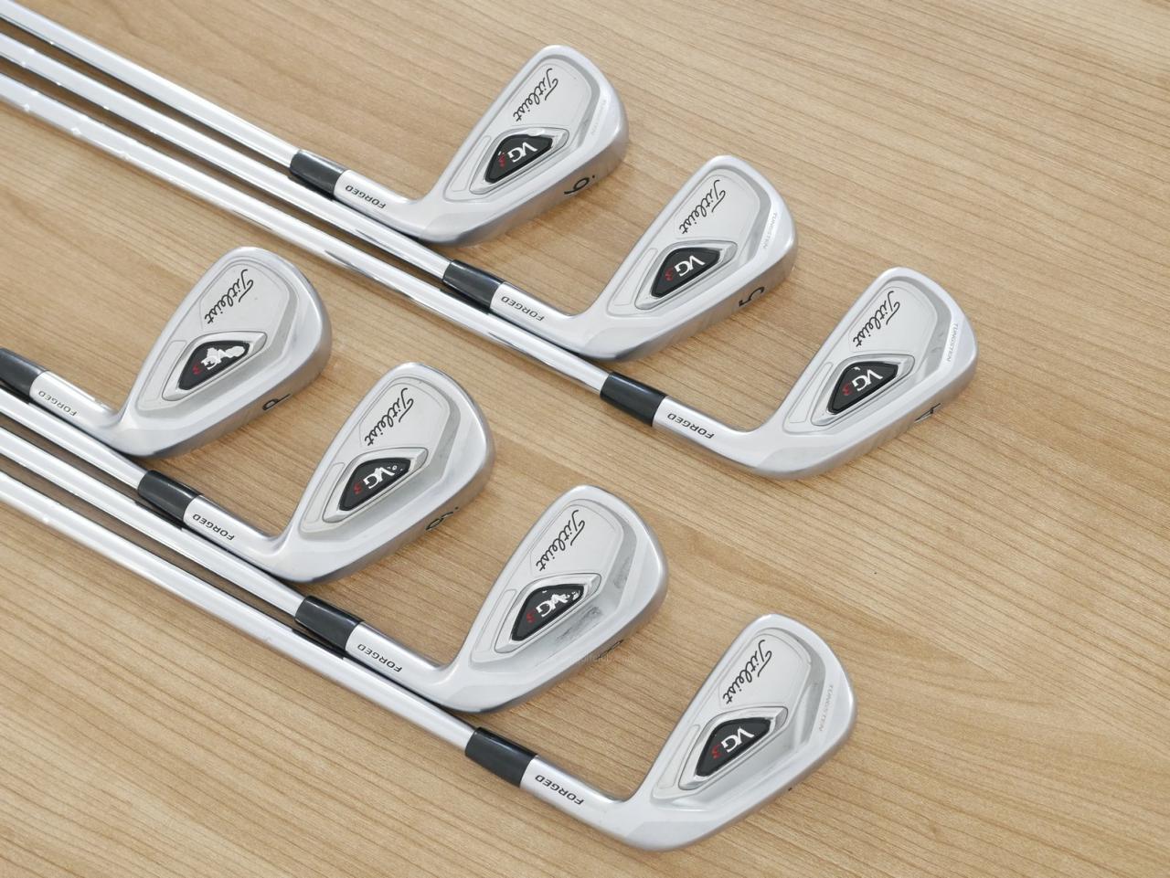 Iron set : Titleist : **มีตำหนิ** ชุดเหล็ก Titleist VG3 Forged (Japan Spec. นุ่มแน่น) มีเหล็ก 4-Pw (7 ชิ้น) ก้านเหล็ก NS Pro 950 Flex S