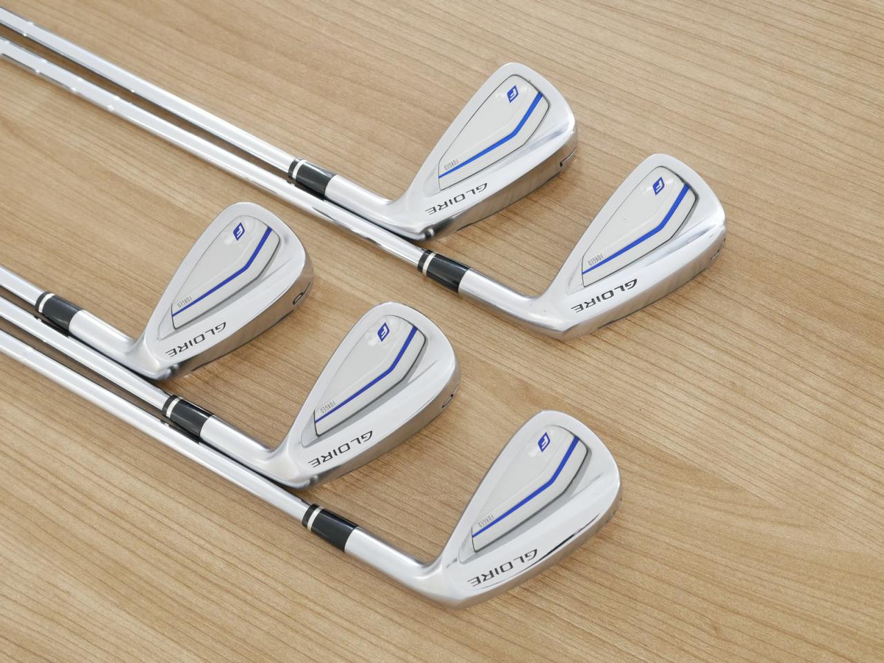 Iron set : Taylormade : ชุดเหล็ก Taylormade Gloire F2 Forged (รุ่นท๊อปสุด Japan Spec. ออกปี 2017) มีเหล็ก 6-Pw (5 ชิ้น) ก้านเหล็ก NS Pro 930 Flex S