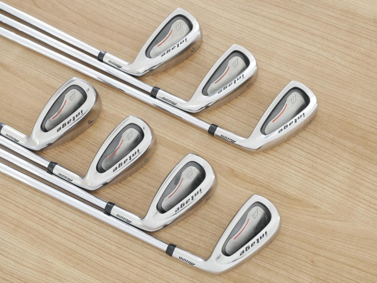Iron set : Mizuno : ชุดเหล็ก Mizuno Intage Titanium (รุ่นท๊อป ใบใหญ่ ตีไกลมาก) มีเหล็ก 4-Pw (7 ชิ้น) ก้านเหล็ก NS Pro 950 Flex R