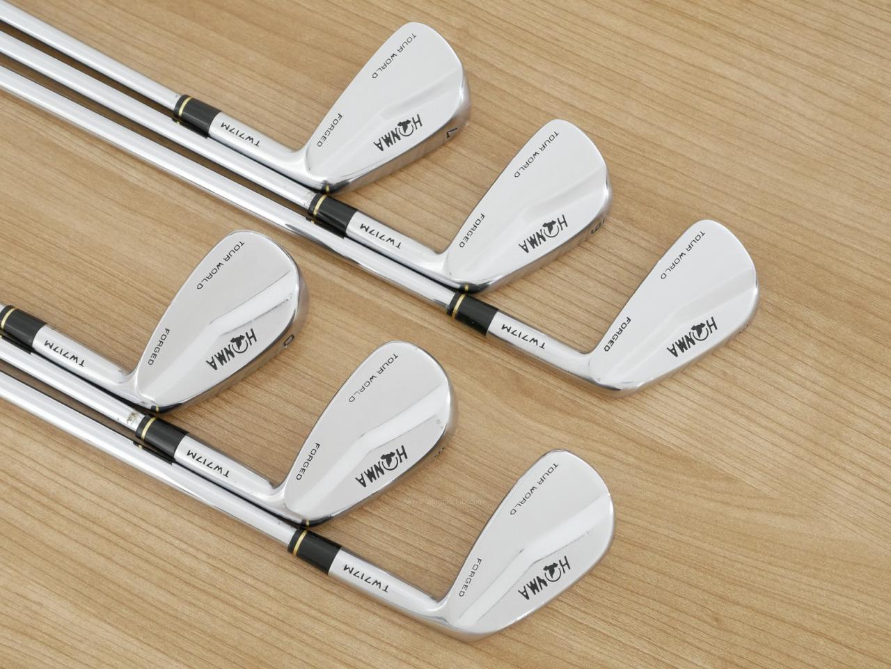Iron set : Honma : ชุดเหล็ก Honma Tour World TW717M (Forged) มีเหล็ก 5-10 (6 ชิ้น) ก้านเหล็ก NS Pro Modus 120 Flex S