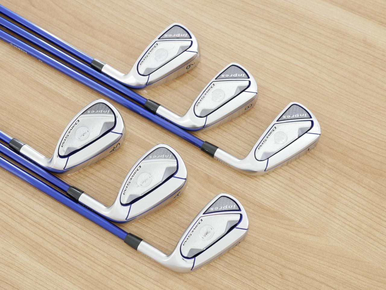 Iron set : Yamaha : ชุดเหล็ก Yamaha Inpres DriveStar (ออกปี 2023 ตีไกลที่สุด ไกลกว่าเหล็กทั่วไป 2 เบอร์ หน้าเด้งมากๆ) มีเหล็ก 7-Pw,Aw,As (6 ชิ้น) ก้านกราไฟต์ Fujikura Speeder NX M423i Flex R