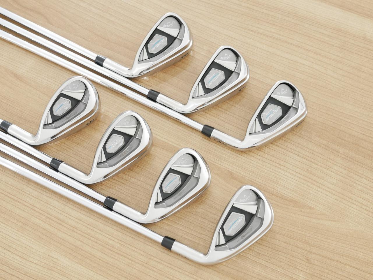 Iron set : Callaway : ชุดเหล็ก Callaway Rogue Star CF18 (ออกปี 2018 ตีง่าย ไกลมากๆ) มีเหล็ก 6-Pw,Aw,Gw (7 ชิ้น) ก้านเหล็ก NS Pro ZELOS 7 Flex S