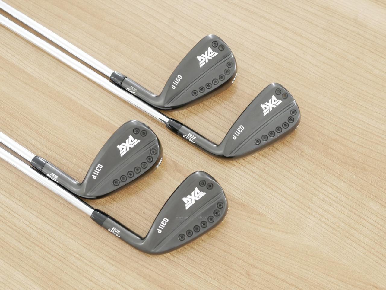 Iron set : PXG : ชุดเหล็ก PXG 0311P GEN 2 Black Forged (นุ่ม แน่น สวย เท่) มีเหล็ก 7-Pw (4 ชิ้น) ก้านเหล็ก NS Pro ZELOS 8 Flex S