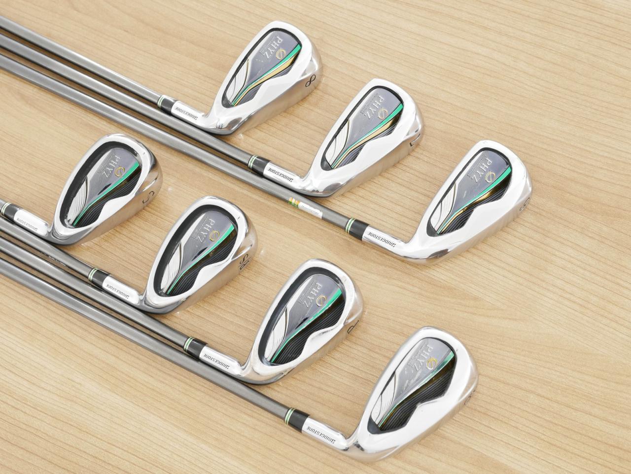 Iron set : Tourstage : ชุดเหล็ก Tourstage PHYZ (ซีรี่ย์ท๊อป ใบใหญ่ ตีง่าย ไกล) มีเหล็ก 6-Pw,Aw,Sw (7 ชิ้น) ก้านกราไฟต์ Flex R