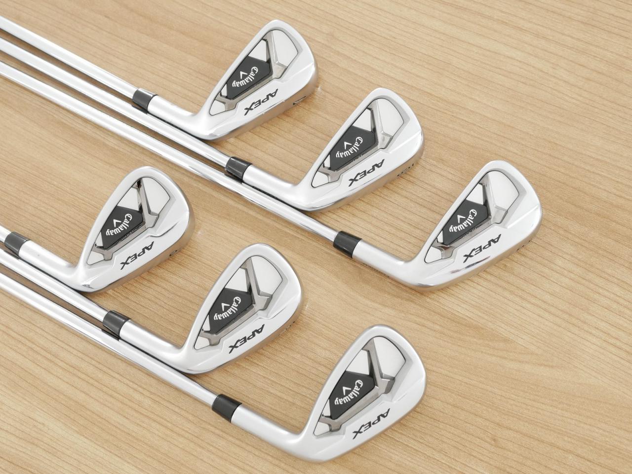 Iron set : Callaway : ชุดเหล็ก Callaway APEX Forged (รุ่นปี 2022) มีเหล็ก 5-Pw (6 ชิ้น) ก้านเหล็ก NS Pro ZELOS 8 Flex R