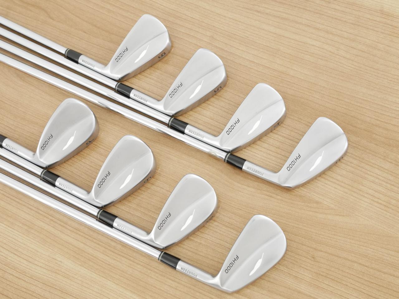 Iron set : Fourteen : ชุดเหล็ก Fourteen FH1000 Forged (นุ่ม คมมากๆ) มีเหล็ก 3-Pw (8 ชิ้น) ก้านเหล็ก NS Pro Modus120 Flex S