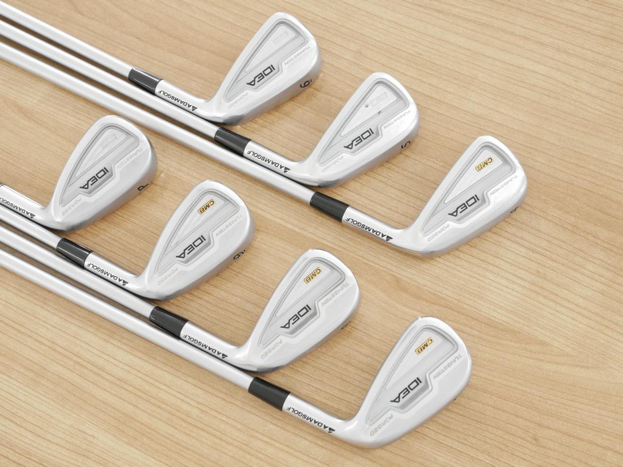 Iron set : Other Brand : **มีตำหนิ**ชุดเหล็ก Adams IDEA CMB Forged มีเหล็ก 4-Pw (7 ชิ้น)  ก้านเหล็ก KBS Tour C-Taper 120 Flex S