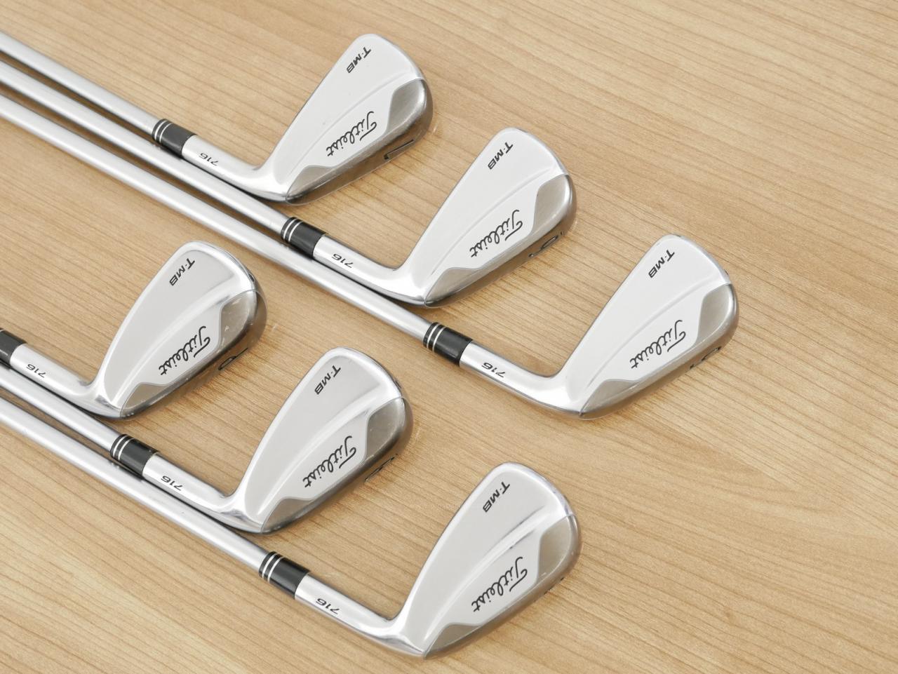 Iron set : Titleist : ชุดเหล็ก Titleist 716 T-MB Forged (ออกปี 2016) มีเหล็ก 5-Pw (6 ชิ้น) ก้านกราไฟต์ Aldila Rogue pro 75 Flex R