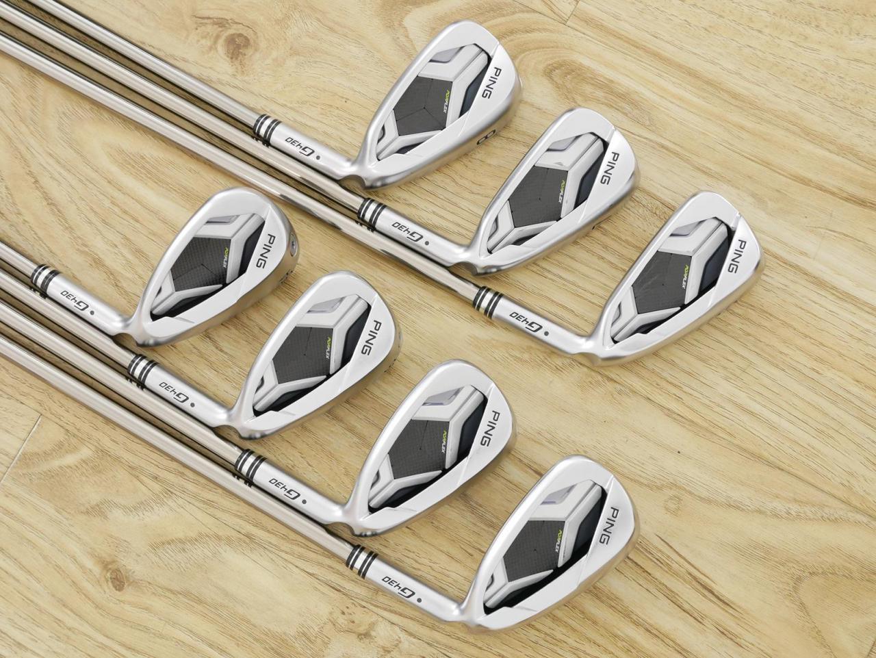 Iron set : Ping : ชุดเหล็ก Ping G430 (รุ่นล่าสุด ออกปี 2022 Japan Spec. ใบใหญ่ ง่าย ไกล) มีเหล็ก 6-W,45,54 (7 ชิ้น) ก้านกราไฟต์ Ping Tour 2.0 85 Flex S