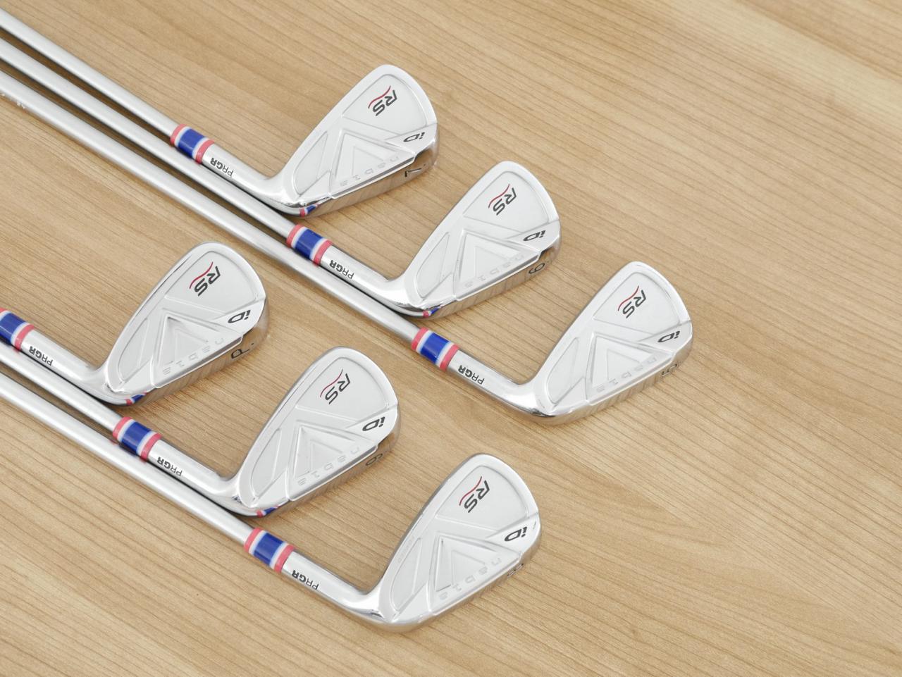 Iron set : PRGR : ชุดเหล็ก PRGR ID Nabla RS Forged มีเหล็ก 5-Pw (6 ชิ้น) ก้านกราไฟต์ Roddio I-8 Flex SR