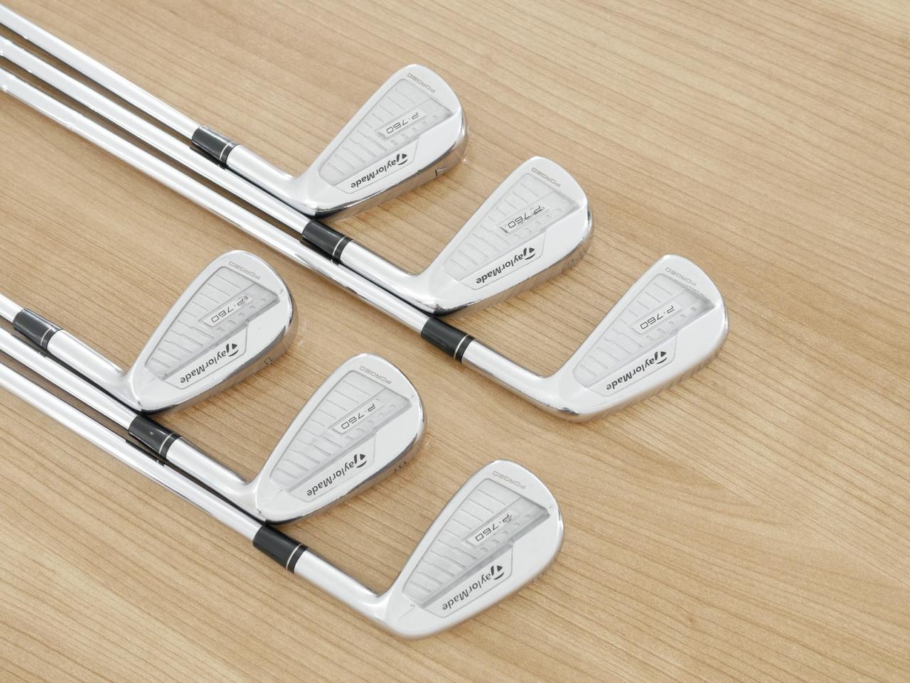 Iron set : Taylormade : ชุดเหล็ก Taylormade P760 Forged (ปี 2018 นุ่ม แน่น) มีเหล็ก 5-Pw (6 ชิ้น) ก้านเหล็ก Dynamic Gold S200 