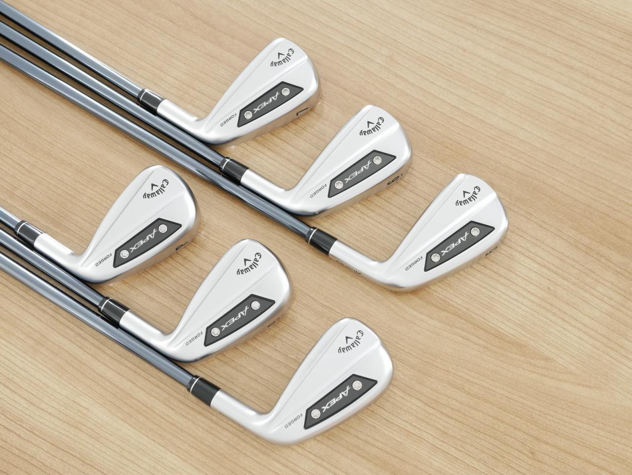 Iron set : Callaway : ชุดเหล็ก Callaway APEX Ai200 Forged (รุ่นล่าสุด ออกปี 2024) มีเหล็ก 5-Pw (6 ชิ้น) ก้านกราไฟต์ UST Mamiya RECOIL DART 6 Flex R