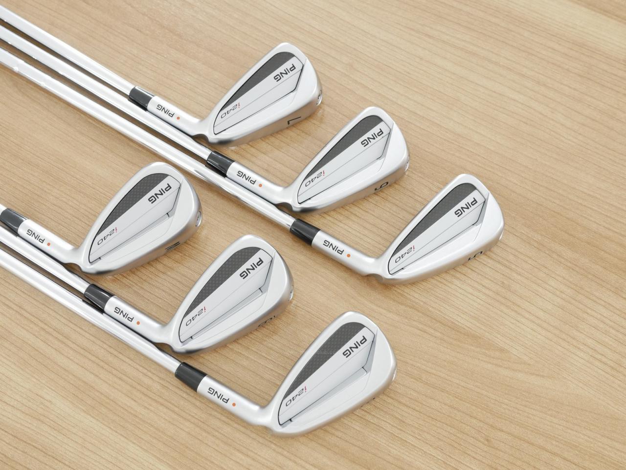 Iron set : Ping : ชุดเหล็ก Ping i240 (รุ่นล่าสุด ออกปี 2025) มีเหล็ก 5-Pw (6 ชิ้น) ก้านเหล็ก Dynamic Gold 105 S200