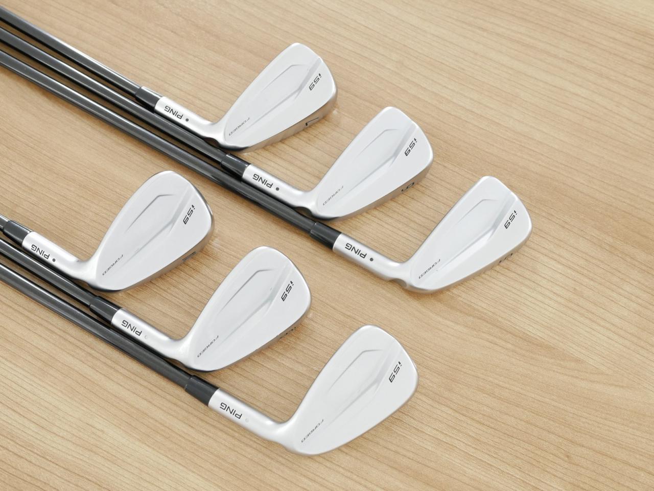 Iron set : Ping : ชุดเหล็ก Ping i59 Forged (ออกปี 2022 คม แน่นมากๆ) มีเหล็ก 5-Pw (6 ชิ้น) ก้านกราไฟต์ Graphite Design RAUNE i75 Flex R